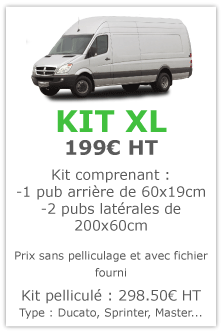 Kit de marquage grand utilitaire